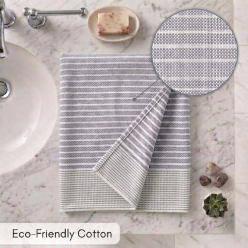 Athom Living Woven Light Weight Bath Towels 150L x 75W Pack of 5 - Image 3