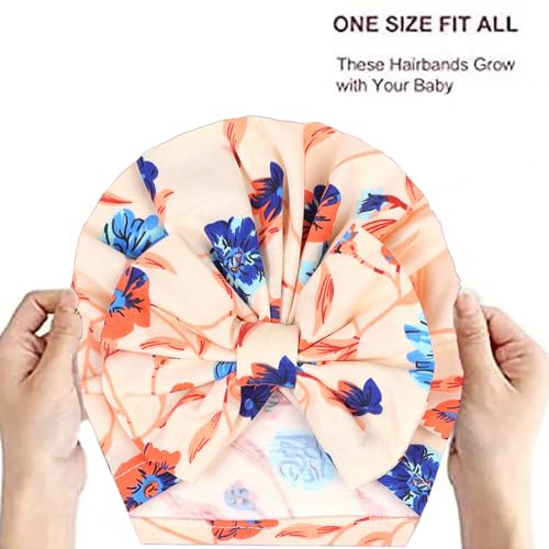 BabyMoon Beanie Floral Bow Baby