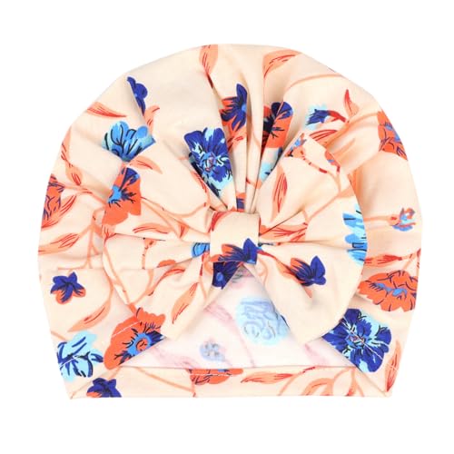 BabyMoon Beanie Floral Bow Baby