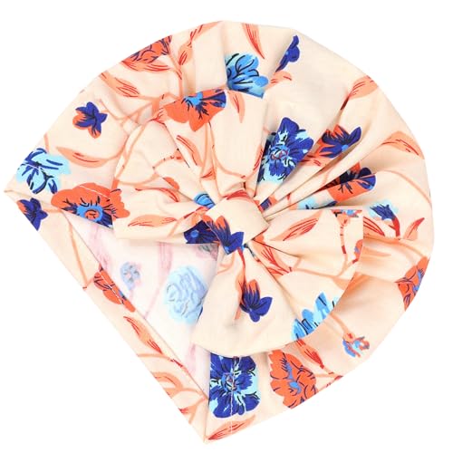 BabyMoon Beanie Floral Bow Baby