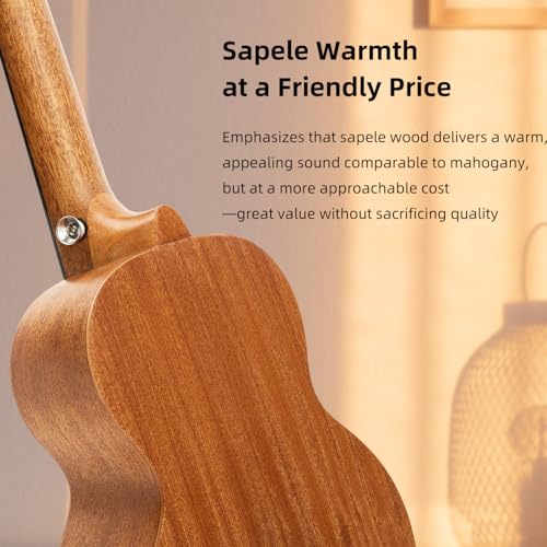 TOM 23" Sapele Concert Ukulele