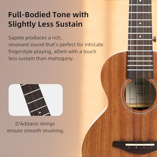 TOM 23" Sapele Concert Ukulele