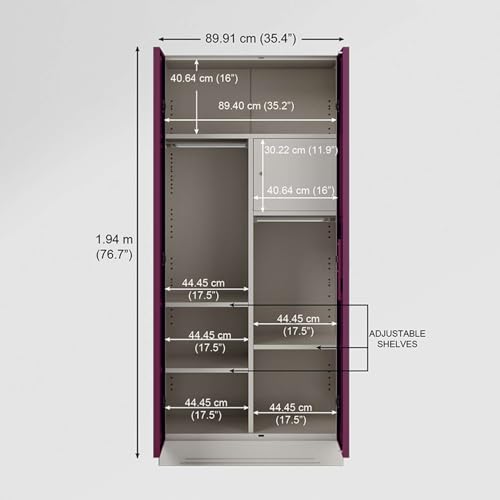 Interio by Godrej Almirah Slimline