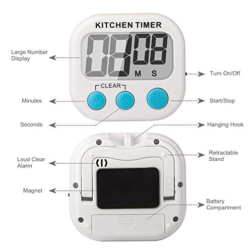 Digital Kitchen Timer & Stopwatch
