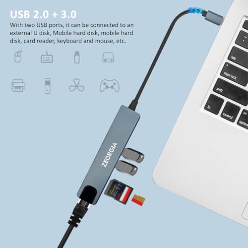 ZEORGIA USB-C Docking Station