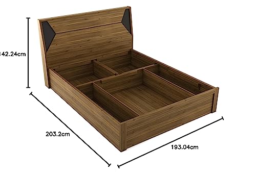Home Centre Quadro Edge King Bed with Hydraulic Storage - Image 7