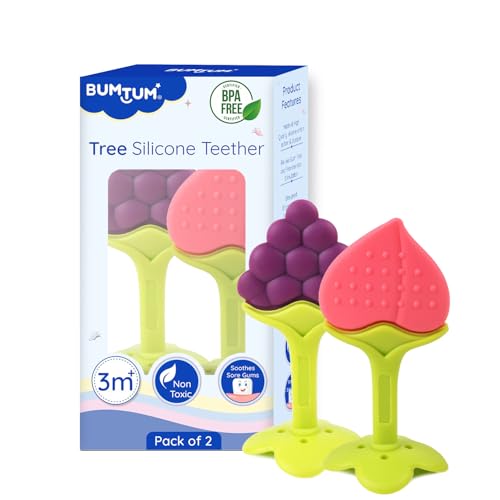 BUMTUM Soft Silicone Baby Teether