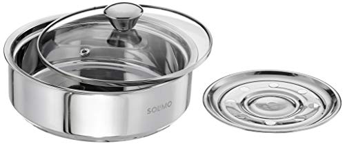 Solimo Stainless Steel Insulated Solid Roti Server, 1.2 L, Silver - Image 7