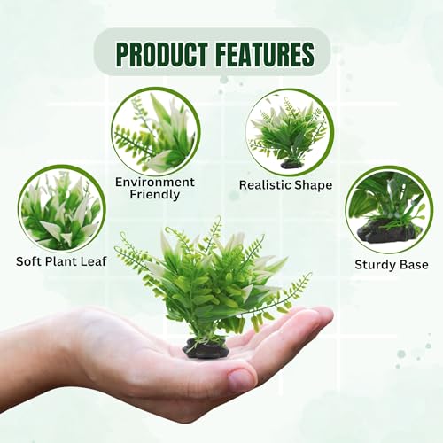 Foodie Puppies Aquarium Plastic Plant