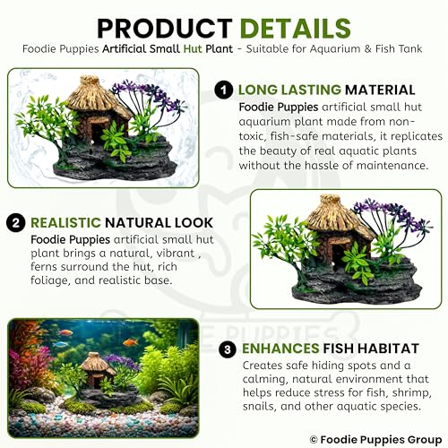 Foodie Puppies Aquarium Artificial Plants