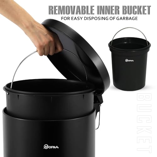 mofna Stainless Steel Plain Dustbin