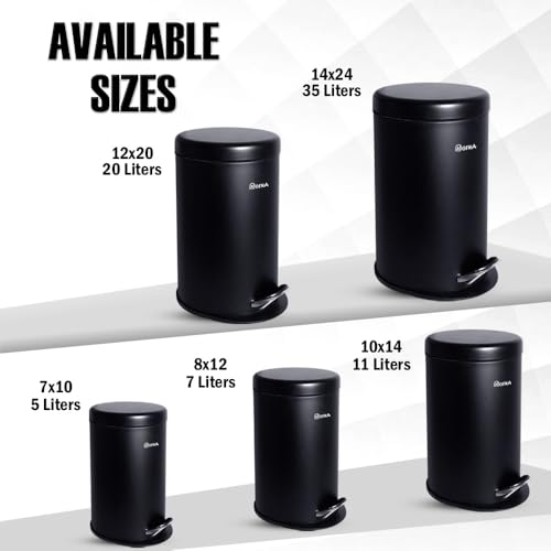 mofna Stainless Steel Plain Dustbin