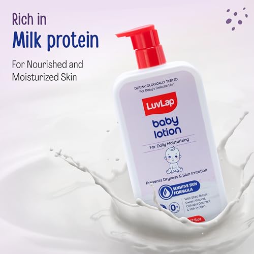 LuvLap Baby Lotion with Milk Protein, Shea Butter (700 ml x Pack of 2) - Image 4