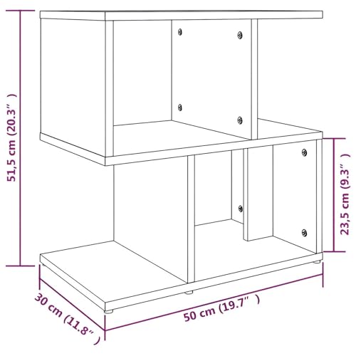 MATTERHORN Engineered Wood Bedside Table