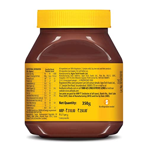 Sundrop Cocoa nut Almond Choco Spread, 350 Grams - Image 3