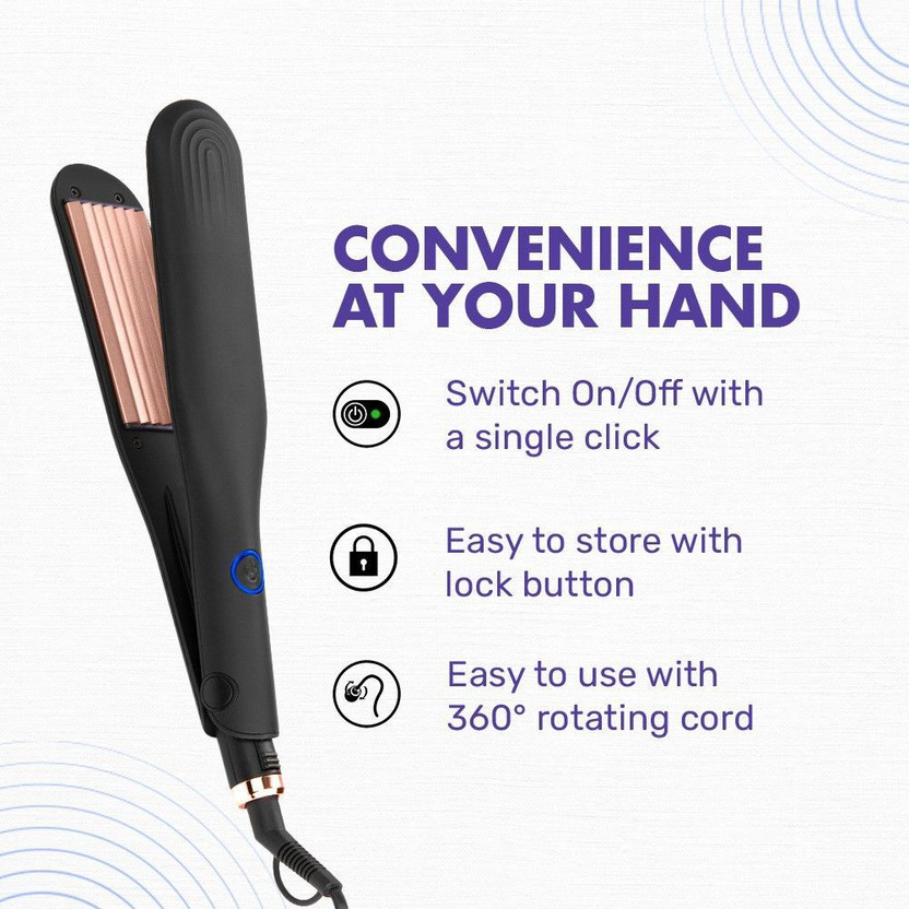 Syska HCM100 Hair Styler (Black) - Image 5