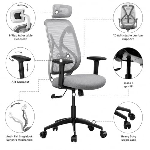 Wakefit Gravita Ergonomic Office Chair