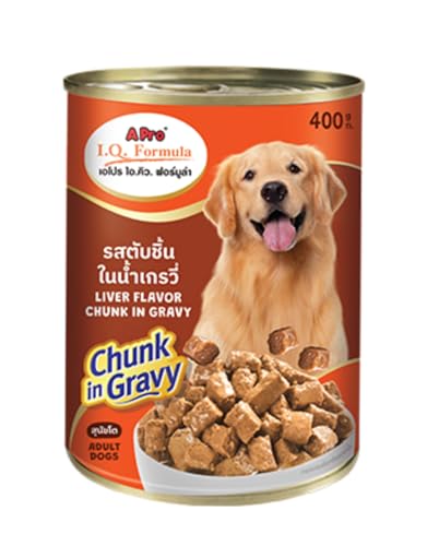 Adult Wet Dog Food Can Liver Chunk in Gravy Flavor 400g
