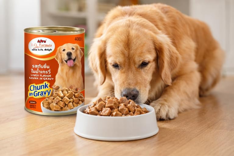 Adult Wet Dog Food Can Liver Chunk in Gravy Flavor 400g - Image 3