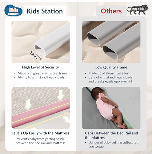 Kids Station Foldable Baby Bed