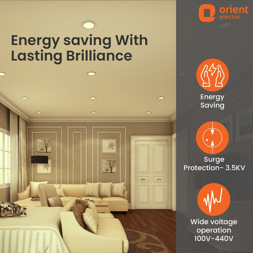 Orient Electric Moonlite Recess 12W