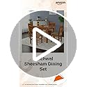 Solid Sheesham Wood 4 Seater