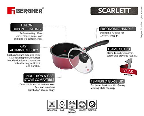 Bergner Scarlett Cast Aluminium Non-Stick