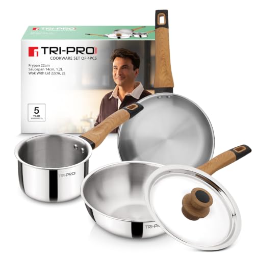 Tripro Triply 4 Pcs Cookware