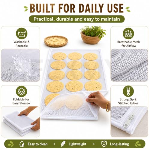 Unbleached Drying Cloth with Net