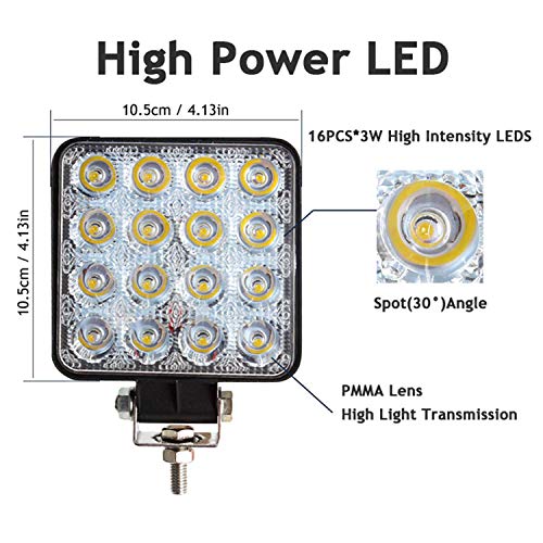 AdroitZ Square 16 LED Bike