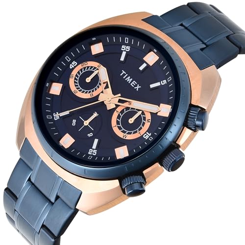 TIMEX Blue Round Dial Analog Men's Watch - TWEG28203 - Image 2