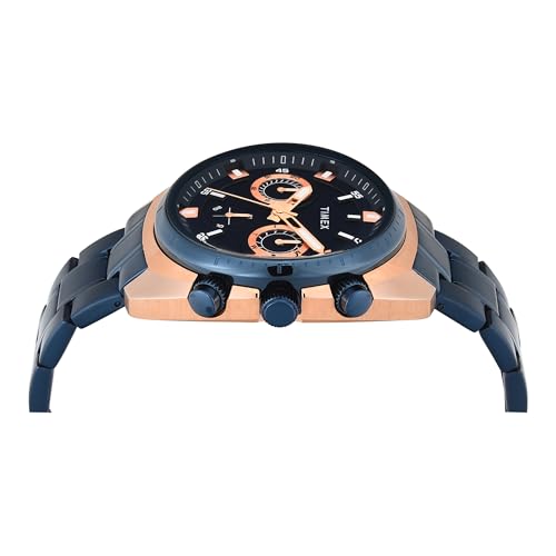 TIMEX Blue Round Dial Analog Men's Watch - TWEG28203 - Image 4