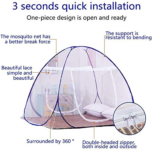 Foldable King Size Mosquito Net (White) - Image 2