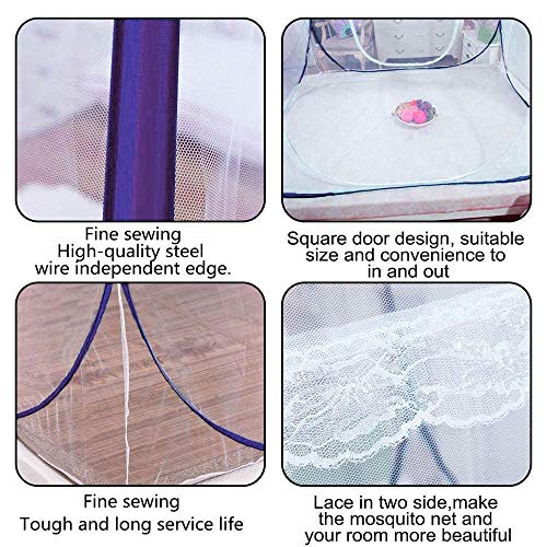 Foldable King Size Mosquito Net (White) - Image 3