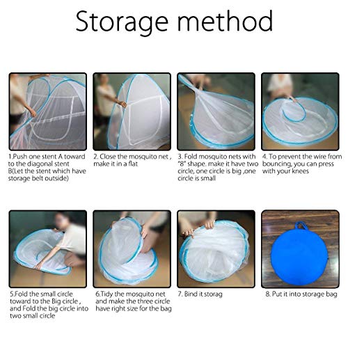Foldable King Size Mosquito Net (White) - Image 4