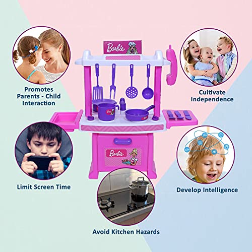 Toyzone Barbie Kitchen Set-45977|My Little