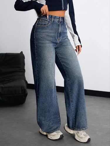 Nifty Women's Denim Stretchable High Waist Baggy Jeans for Women - Image 6