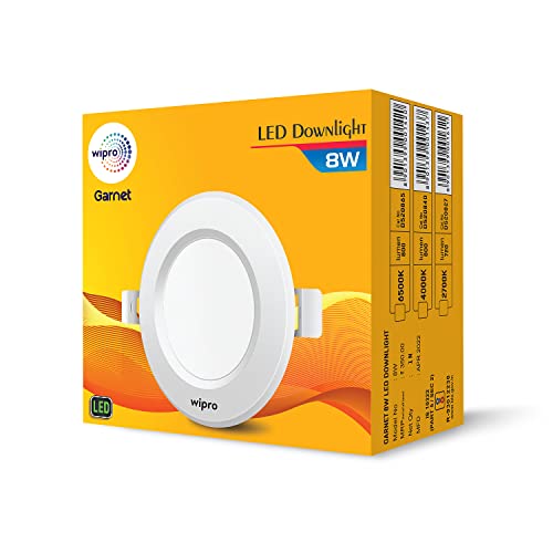 Wipro 8w downlighter Junction Box, Coolwhite (Pack of 1) - Image 4