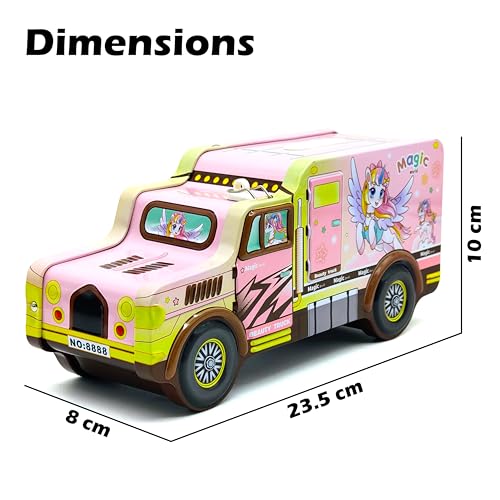 VGRASSP Unicorn Theme Metal Bus