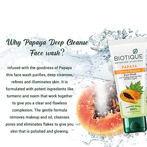 Biotique Papaya Deep Cleanse Face