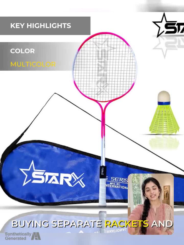 STARX Multi Double Shaft Badminton