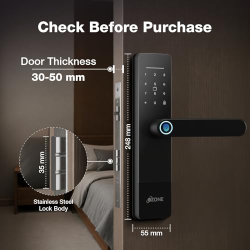 Ozone Premium Smart Wi-Fi Door