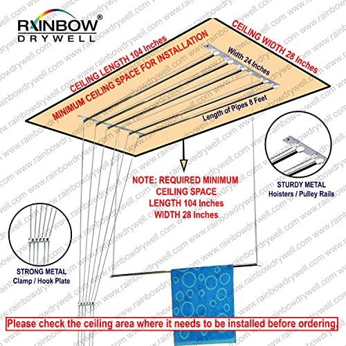 Rainbow Drywell Stainless Steel Heavy