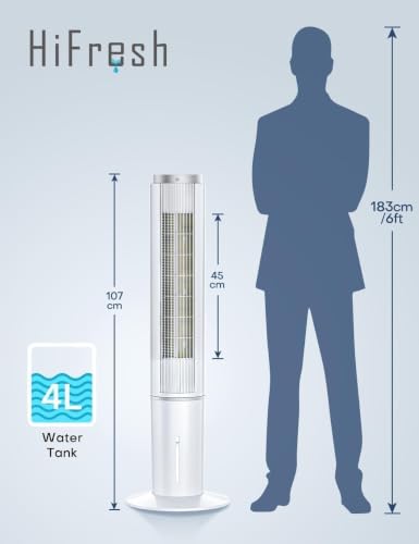 HIFRESH 107CM Tower Fan