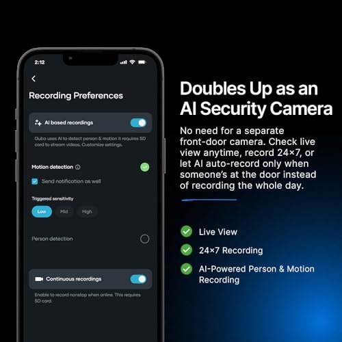 Qubo Smart WiFi Video Doorbell