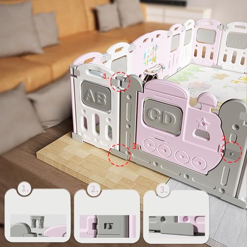 Dawnwake Assembly-Free 14 Panel Playard