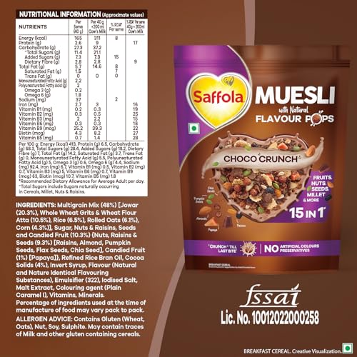 Saffola Muesli Choco Crunch
