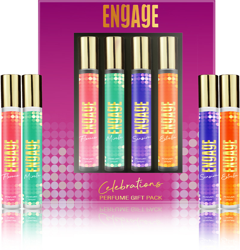 Engage Gift Set Celebrations Perfume Spray, Long Lasting Wedding ...more