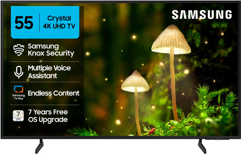 Samsung Crystal 4K Infinity Vision 138 cm (55 inch) Ultra HD (4K)...more