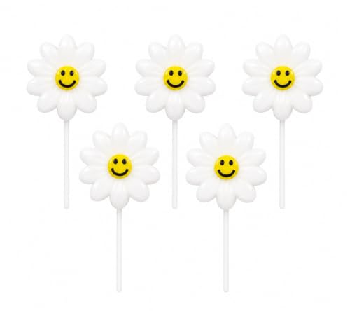 Smiley Flower Birthday Candles